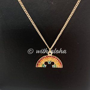 🧨SALE Disney🌈🌟BUNDLE Mickey Bracelet & Rainbow Neckl..